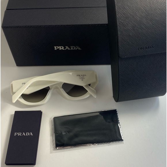 💯 - New - Prada 0PR 07YS Universal Fit Gradient Sunglasses - Picture 10 of 15